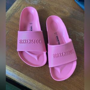 Birkenstock Slide ons Woman’s size US 6.5/ EU 37  in Barbie Pink